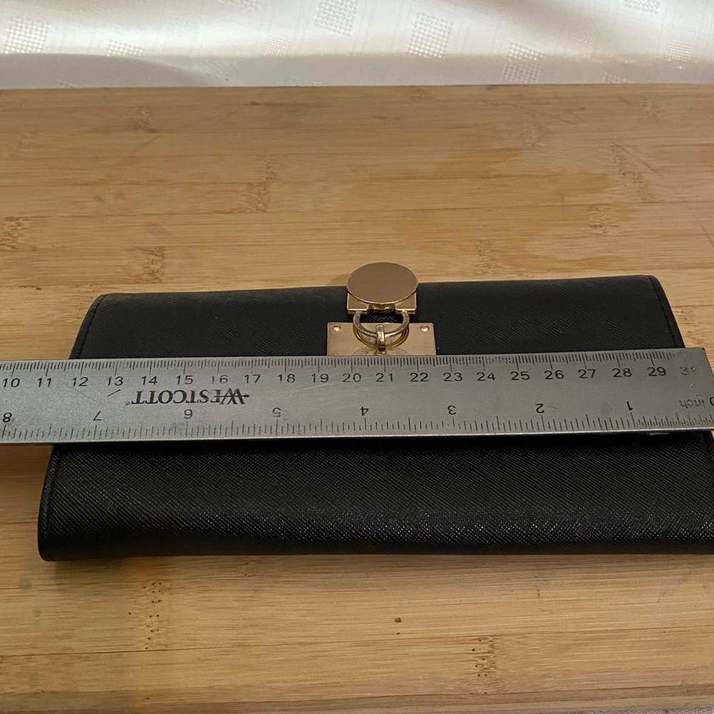 MICHAEL KORS Large Flap Wallet Multifunction Black - Picture 6 of 7